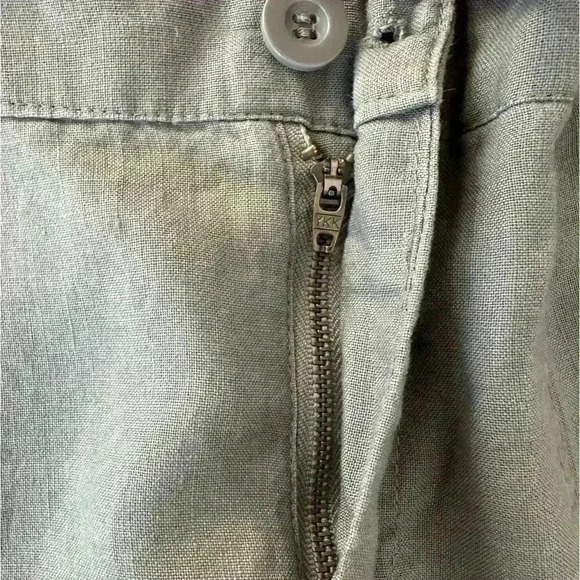 Cynthis Rowley Linen Gray Pants (215) - Picture 5 of 13